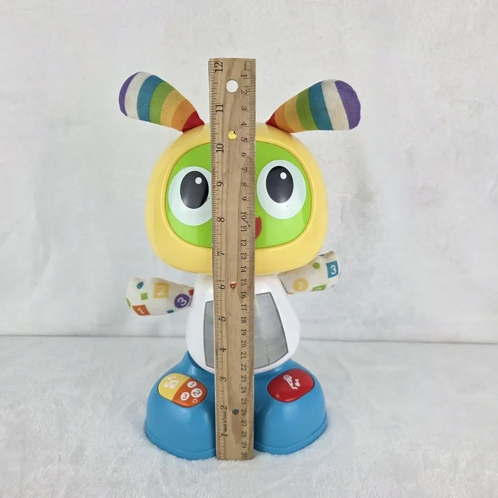 Fisher Price Bright Beats BeatBo Dance & Move Interactive Robot Lights Up Sings
